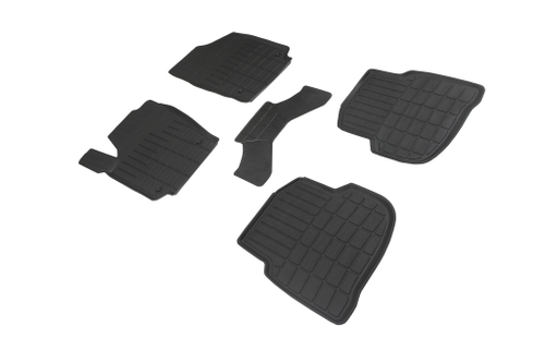 Резиновые коврики Стандарт для Volkswagen Polo 2010-2018, Seintex.89037