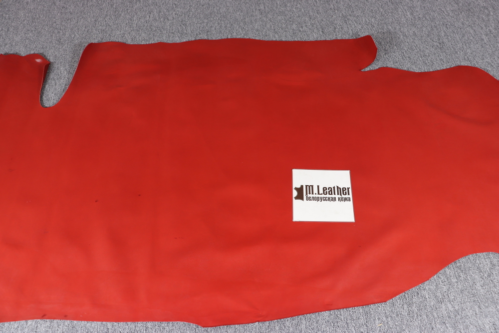 0,8-1,0 Кожа подкладочная красная