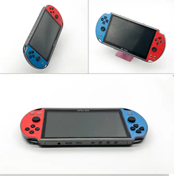 Консоль игровая X12 Plus, 7 дюймов, 16/48 ГБ, 2000 игр, 8/16/32/128 бит, портативная приставка
