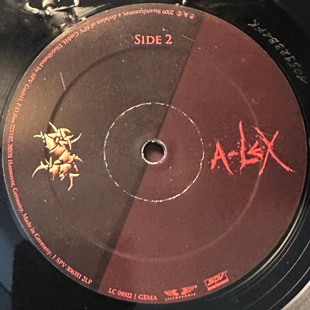 Sepultura - AВ-Lex 2LP (Германия 2009г.)