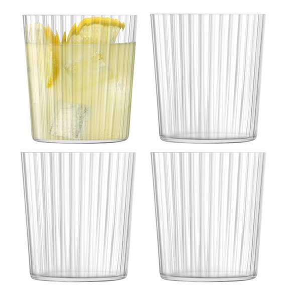 Набор из 4-х низких стаканов Gio Line 390 мл