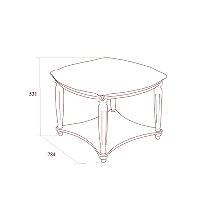 ФЛОРИАНА Стол журнальный