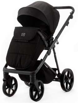 Детская коляска Adamex Delta Natura 2 в 1 DN-11-CARBON (ЧЕРНЫЙ)