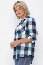 Рубашка Аланта (бело-синяя) Б14035-18М LT Collection