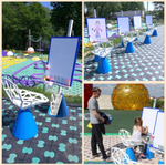 Уличный мольберт с панелью