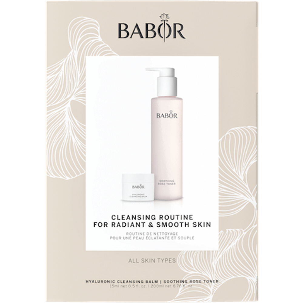 Набор BABOR HYALURONIC CLEAN BALM & SOOTHING ROSE TONER SET
