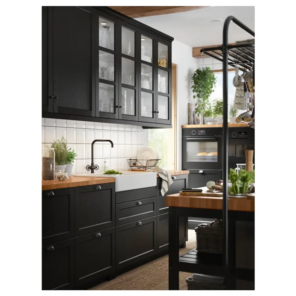 Столешница - IKEA SKOGSÅ/SKOGSA/СКОГСО ИКЕА, 246х63,5х3,8 см, коричневый