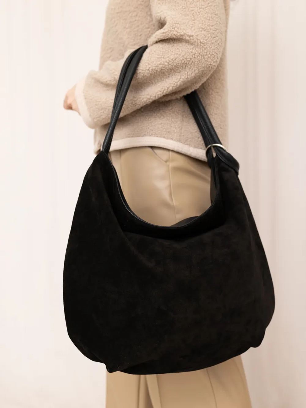 Сумка через плечо большая шоппер мешок