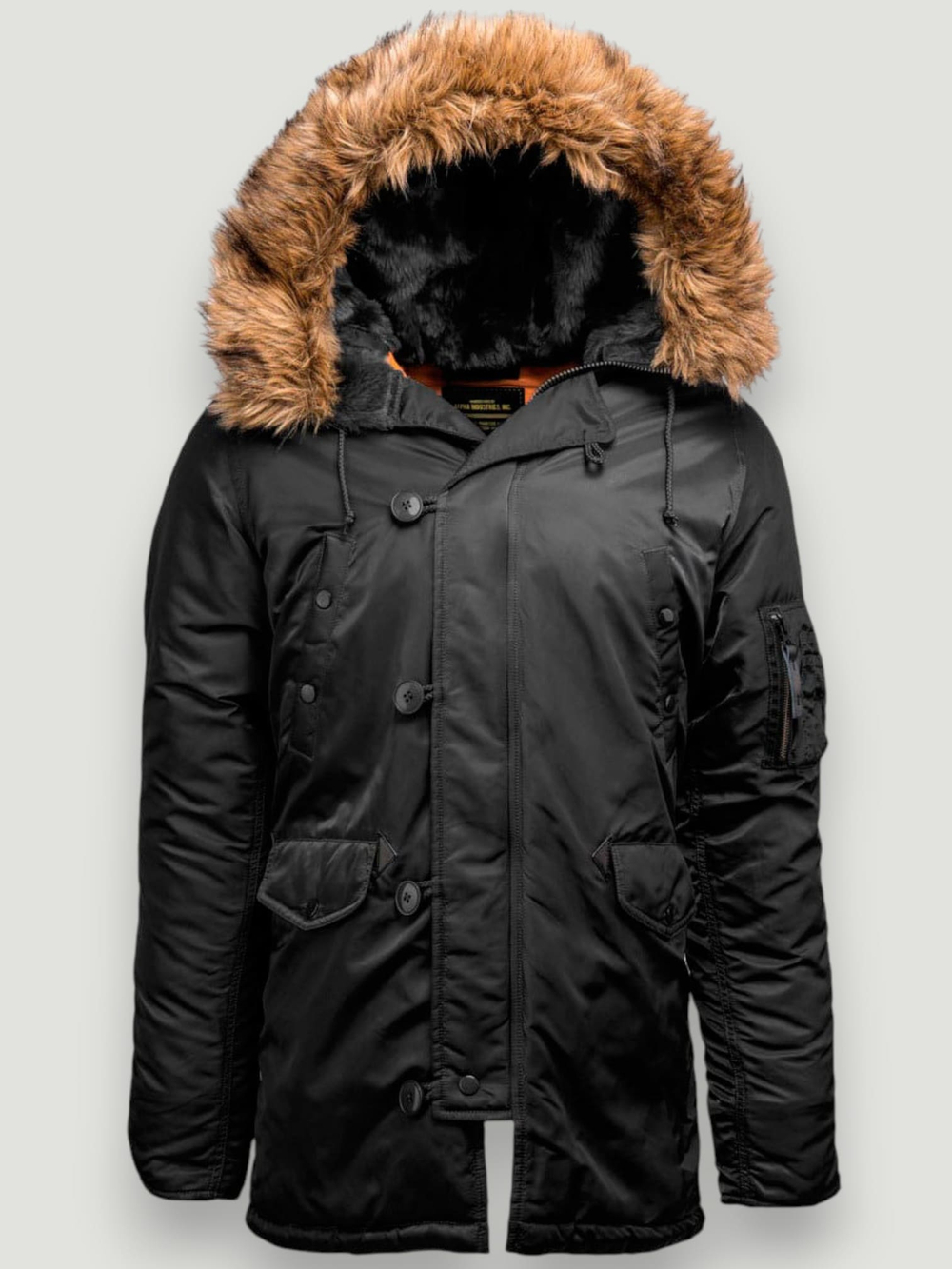 Alpha Slim Fit N-3B (черная - black)