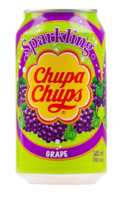 Газированный напиток Chupa Chups со вкусом виноград