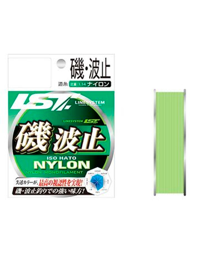 Монофильная леска для рыбалки LINESYSTEM Iso Hato green #5 (150m)