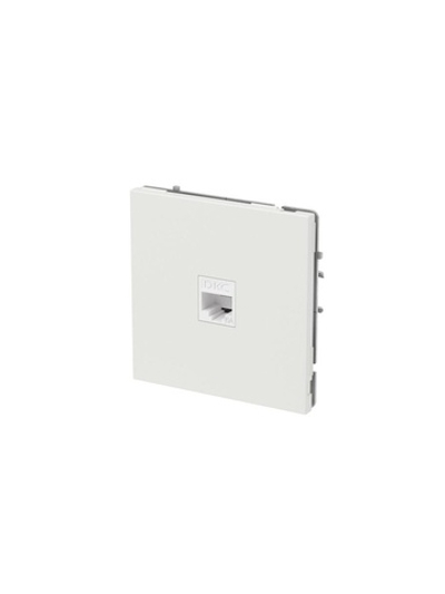 Розетка компьютерная 1-м KANT RJ45 кат.6A без шторки бел. песок DKC 7010673