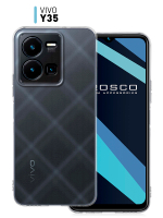 Чехол ROSCO для Vivo Y35 оптом (арт. VV-Y35-TPU-01-TRANSPARENT)