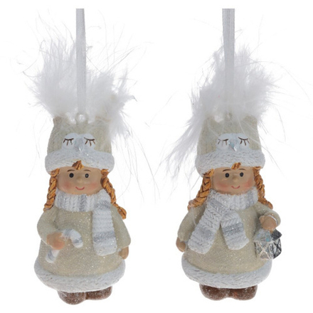 806684 Изделие подвесное "Девочка" 4,5*3,5*8см