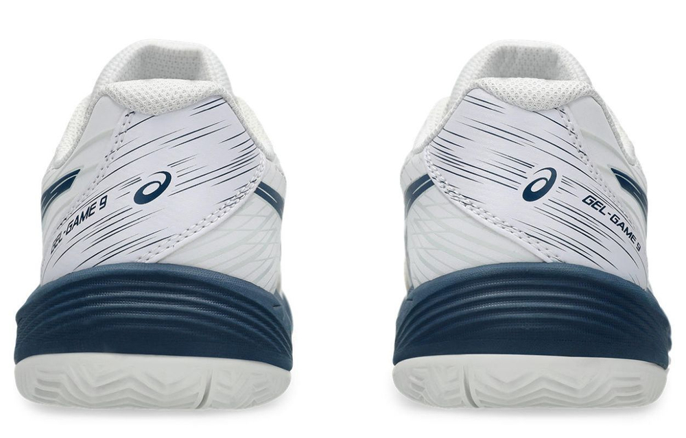 детские Кроссовки теннисные Asics Gel-Game 9 GS Clay/OC - white/mako blue