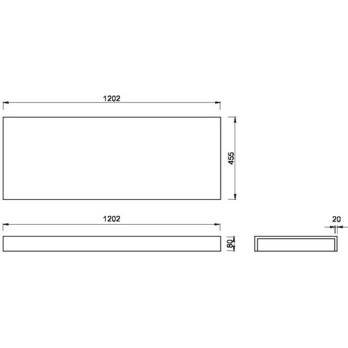 Столешница под раковину Boheme Armadi Art Flat 120 869-120, Corian белый