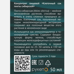 ТАЙGER Клеточный сок пихты сибирской "Зеленое море", 50 мл