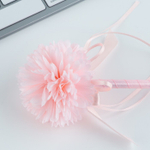 Ручка прикол, шариковая, синяя паста, 1.0 мм «8 марта: Хризантема с лентами»