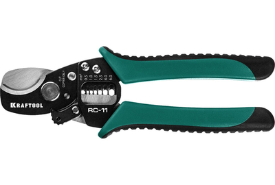 KRAFTOOL RC-11, 2 в 1, кабельные ножницы (22696-2)
