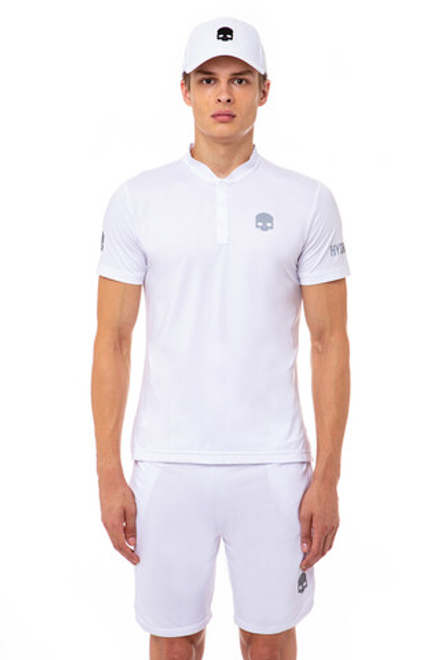 Теннисное поло Hydrogen Tech Serafino Man - white
