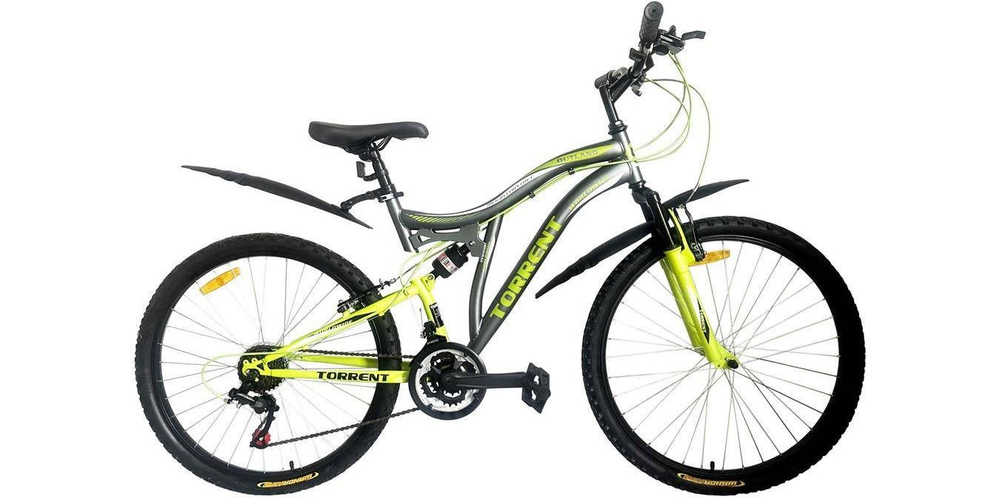 Велосипед TORRENT OUTLAND 26 (18,5'') матовый серый, зеленый