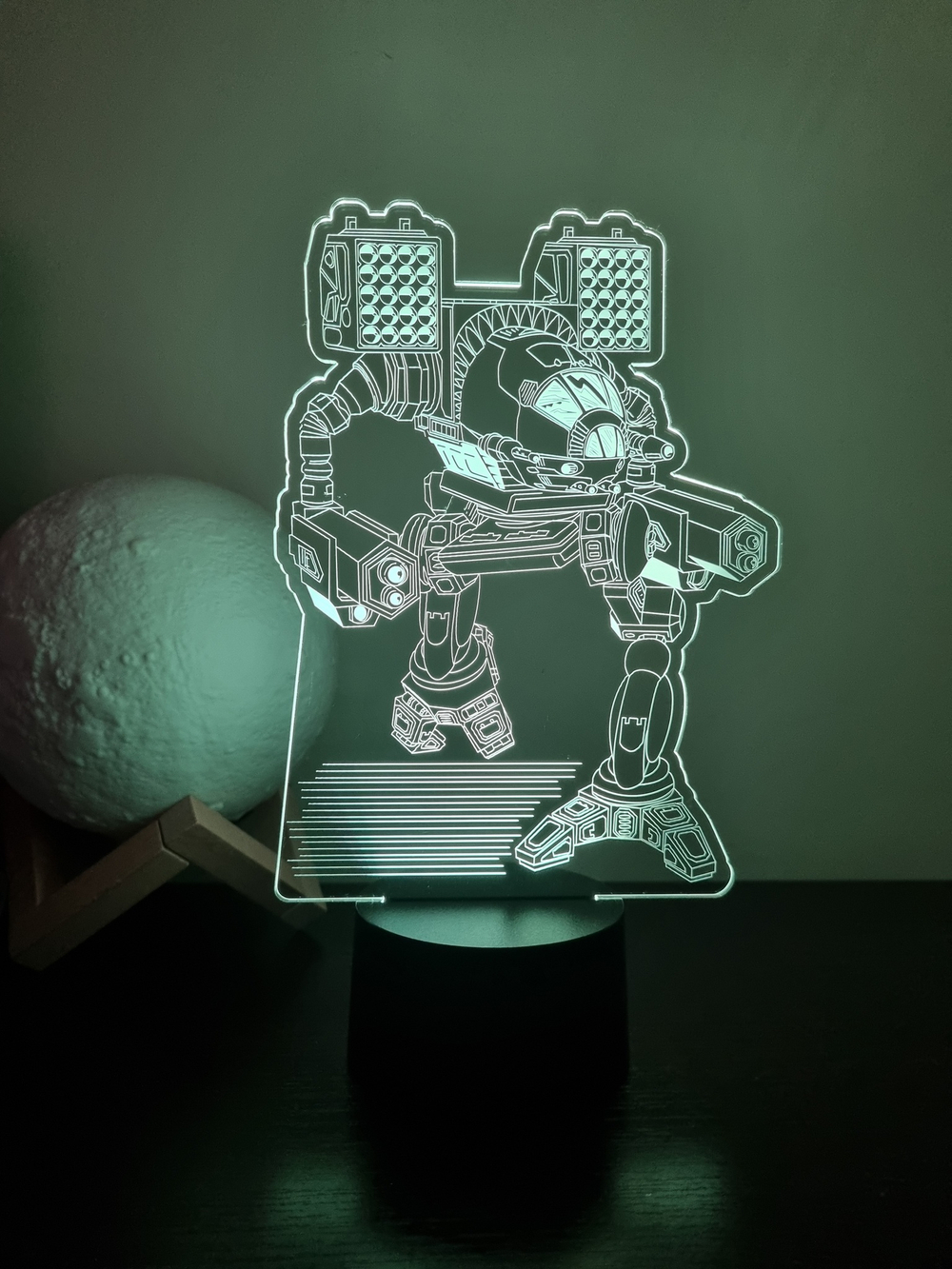 Светильник "Робот из игры MechWarrior 2"