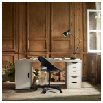 Письменный стол с ящиками - IKEA LAGKAPTEN / ALEX  ЛАКГАПТЕН / АЛЕКС ИКЕА, 140x60 см, белый