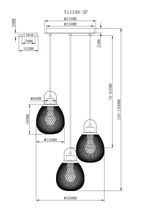 Светильник подвесной Moderli V11348-3P Campo