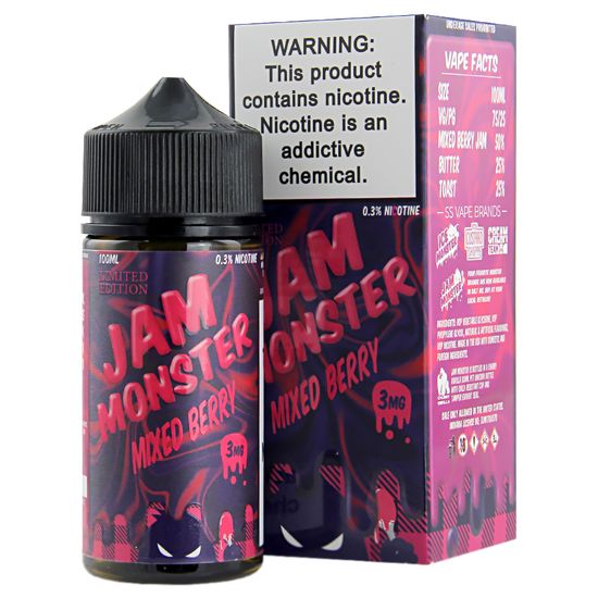 Жидкость Jam Monster (100 мл, 3 мг) Mixed Berry