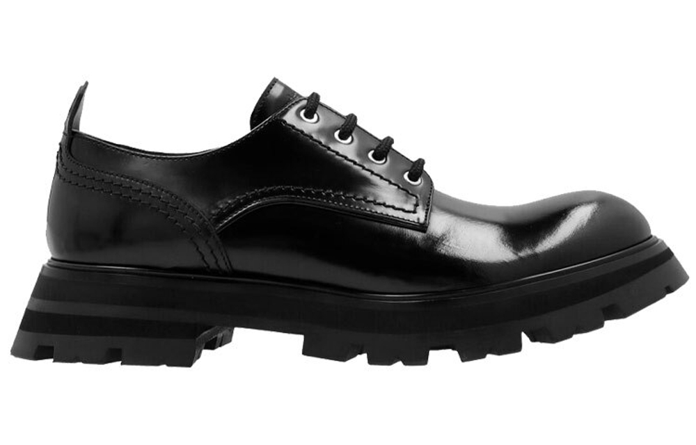 Alexander McQueen Alexander McQueen Wander Leather Fashion All-match men's casual women's Black