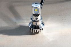 T19 LED bulb. Hi-Low beam. 40W, DC-AC 9-18V. Made in Thailand.