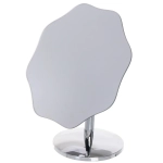 Зеркало настольное «ФОРТУНА БРИ», фигурное, цвет металл, 21*17,5см (коробка)