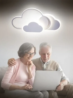 Люстра в детскую комнату светодиодная с пультом 120Вт 20 кв.м. 3200-5600К