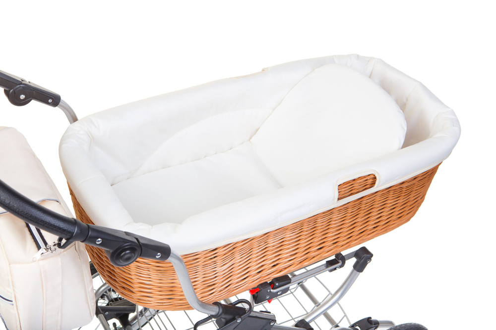 Детская коляска Reindeer Prestige Wiklina Eco-line 2 в 1 с конвертом (коричневый)