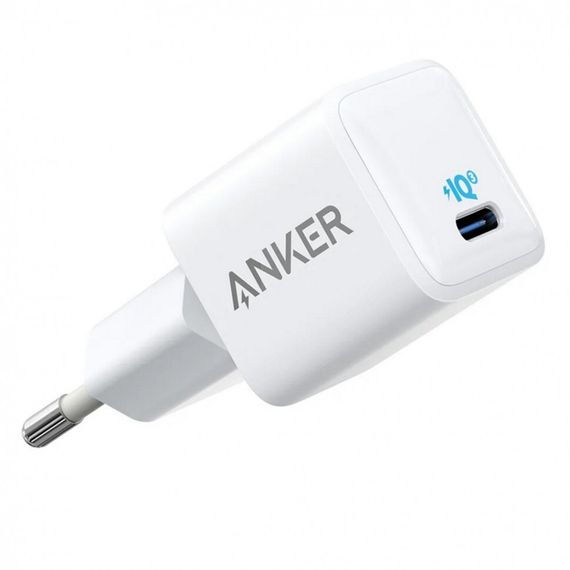 Сетевое зарядное устройство Anker PowerPort III Nano USB-C, 20Вт, белый A2633G22