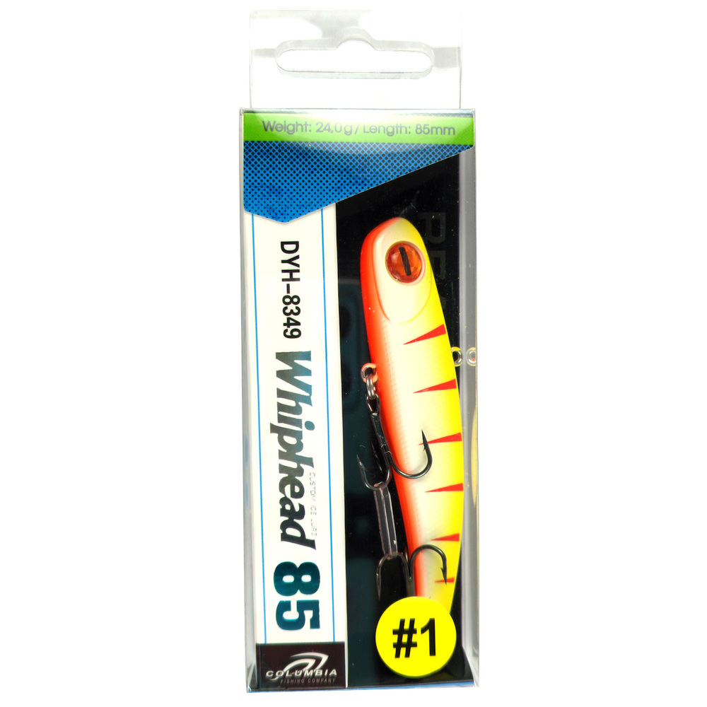 Раттлин Columbia DYH-8349 #01 Whiphead 85мм 24г Тонущий