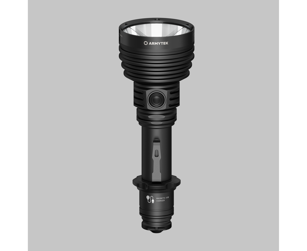 Фонарь светодиодный поисковой Armytek Barracuda Pro Max, 2800 лм, холодный свет, аккумулятор