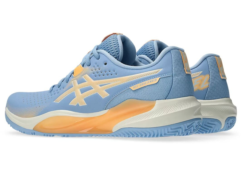 Женские кросовки для Padel Asics Gel-Challenger 15 Padel - stone wash/orange glow