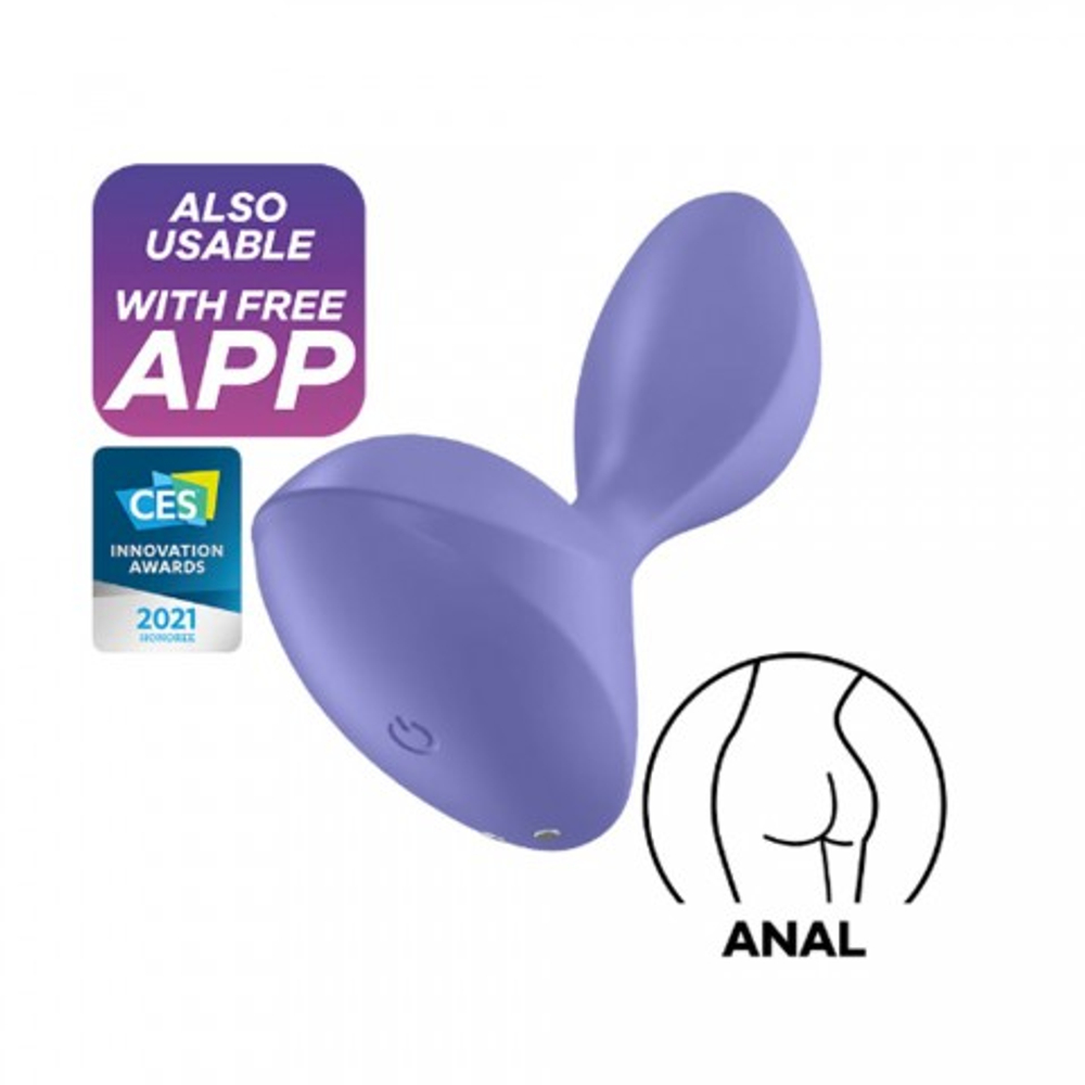 Анальная вибропробка Satisfyer Sweet Seal Connect App лиловая
