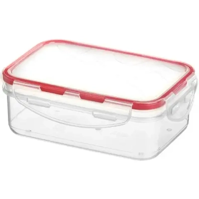 Контейнер для продуктов «Modena» прямоугольный 1л с защелками (бесцветный)