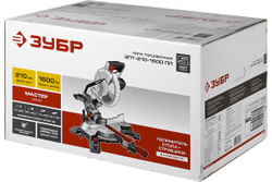 Торцовочная пила ЗУБР с протяжкой, d 210 х 30 мм, 1600 Вт ЗПТ-210-1600 ПЛ