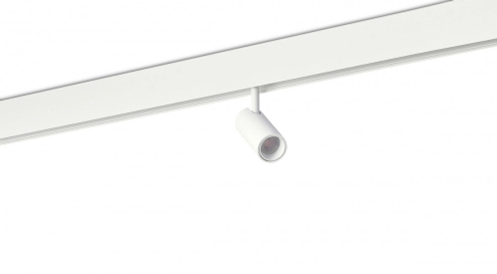 Светодиодный светильник Alpha для SPACE Track system 5Вт, D35xL80 мм, 330Лм, 36°, 3000К, недиммируемый, IP20, Ra&gt;90, белый