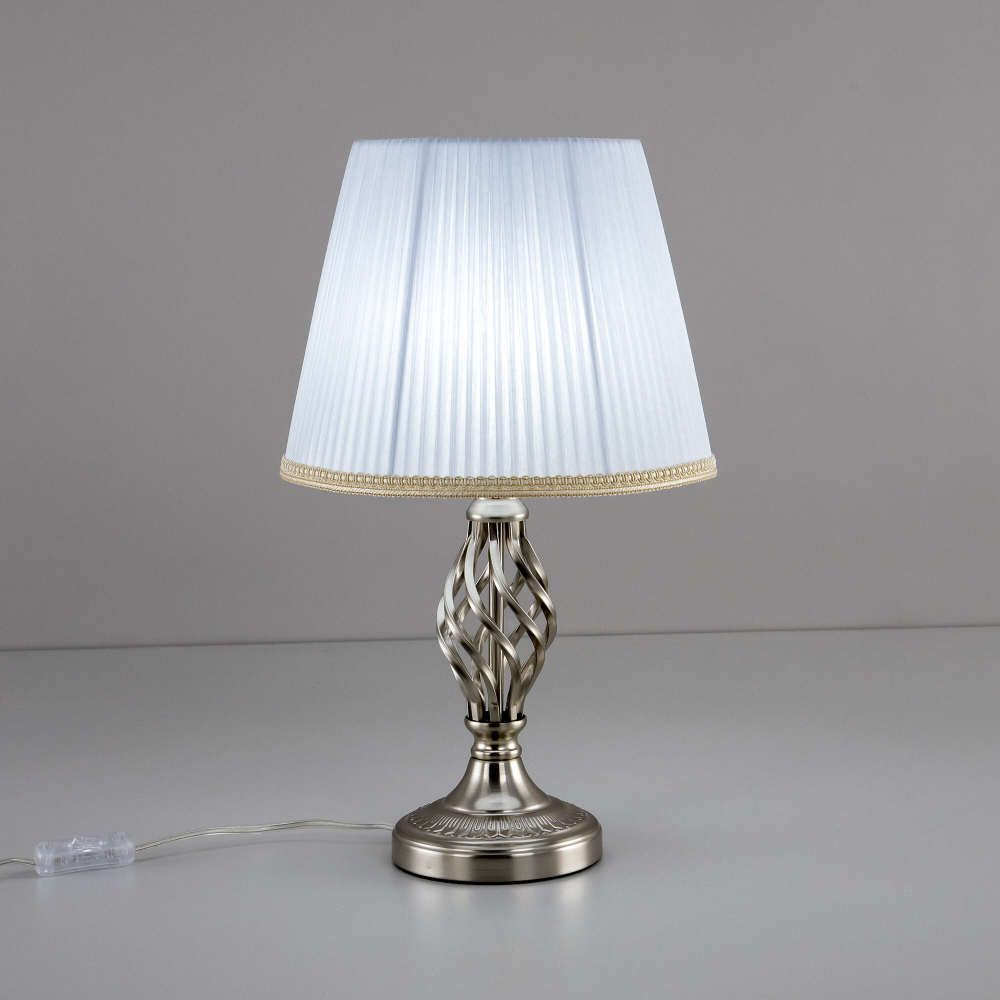 Citilux Вена CL402811 Настольная лампа с абажуром Хром