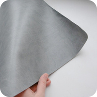 Кожзам переплетный матовый, светло-серый