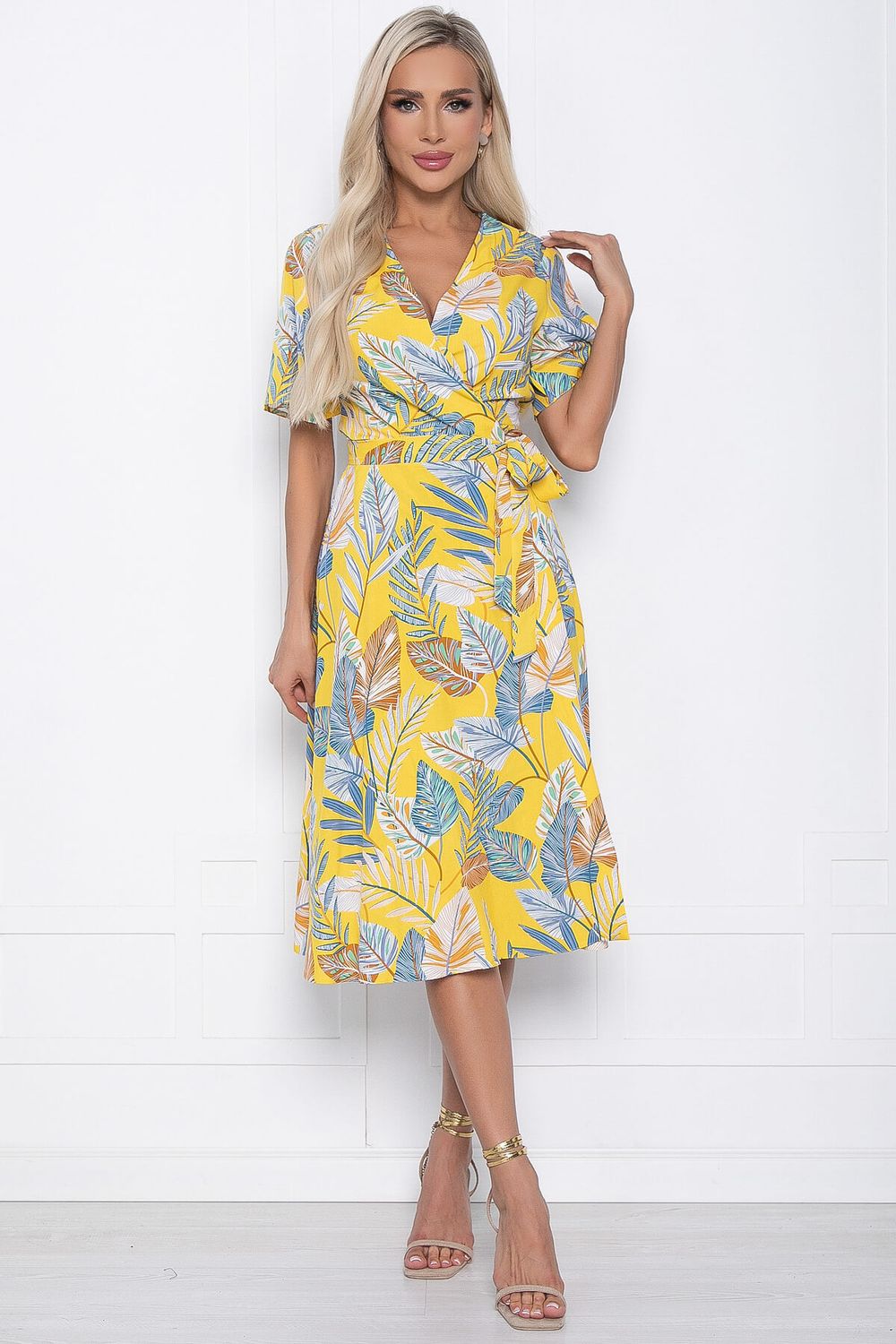 Платье Мода люкс (желтое) П10882 LT Collection