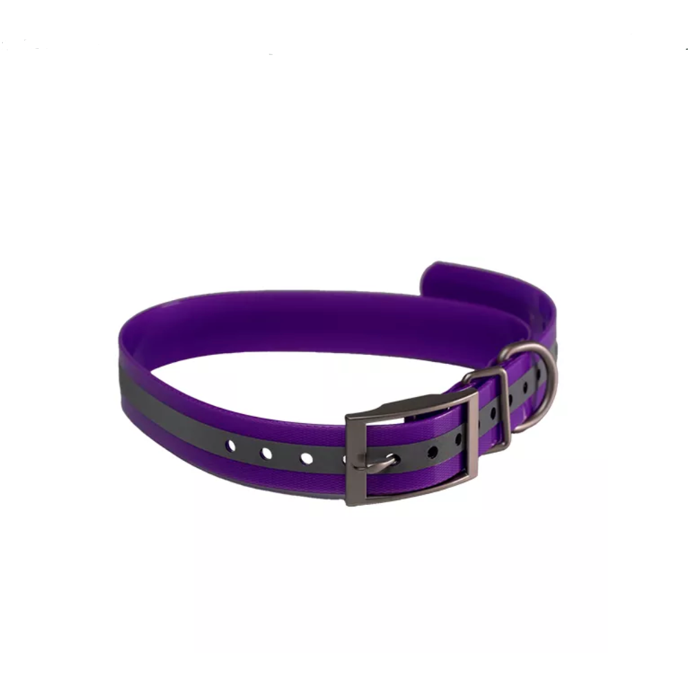 Светоотражающая фиолетовая шлейка для GPS-ошейника ARTELV COLLAR