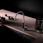 Смеситель для кухни с гибким изливом, серый/хром AM.PM X-Joy S F85B07605