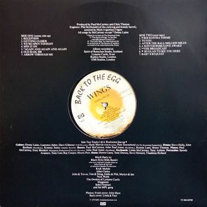 Wings / Back To The Egg (LP)