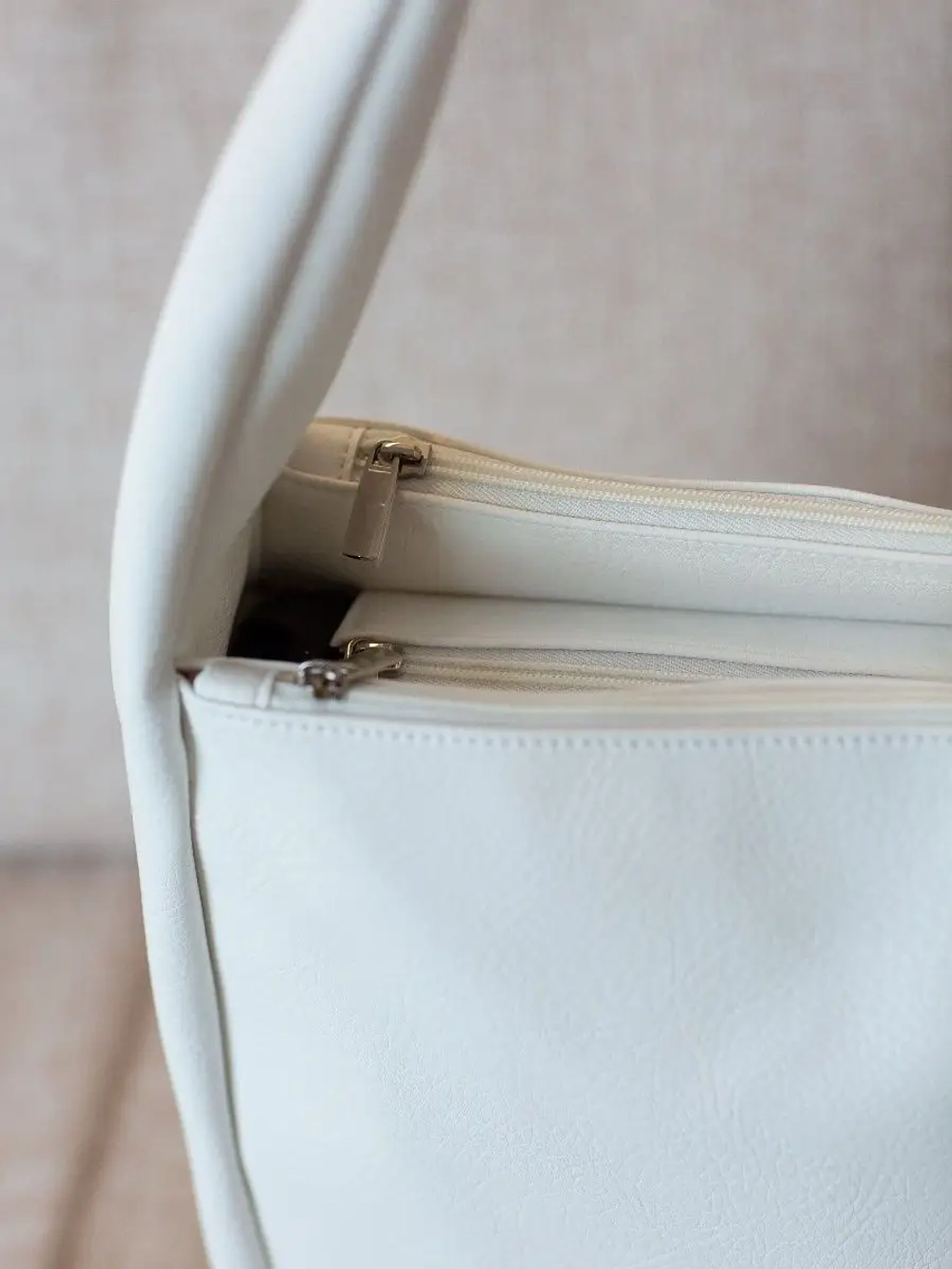 Сумка большая через плечо шоппер мешок