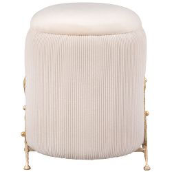 Банкетка Терра Грасс Felicita Белый Опал Айвори Мраморное золото